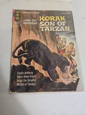 Korak Son of Tarzan #4  Comic Book - Black, Brown Cover